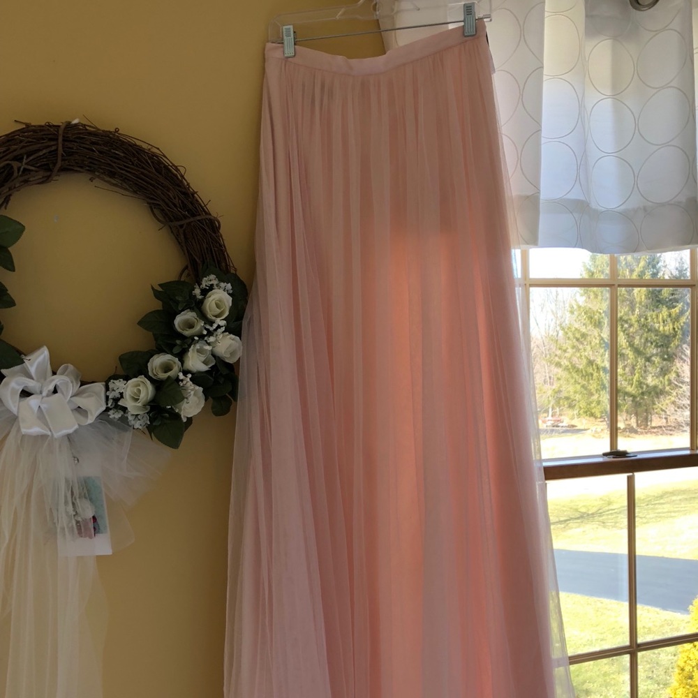 Floor length tule skirt never worn!